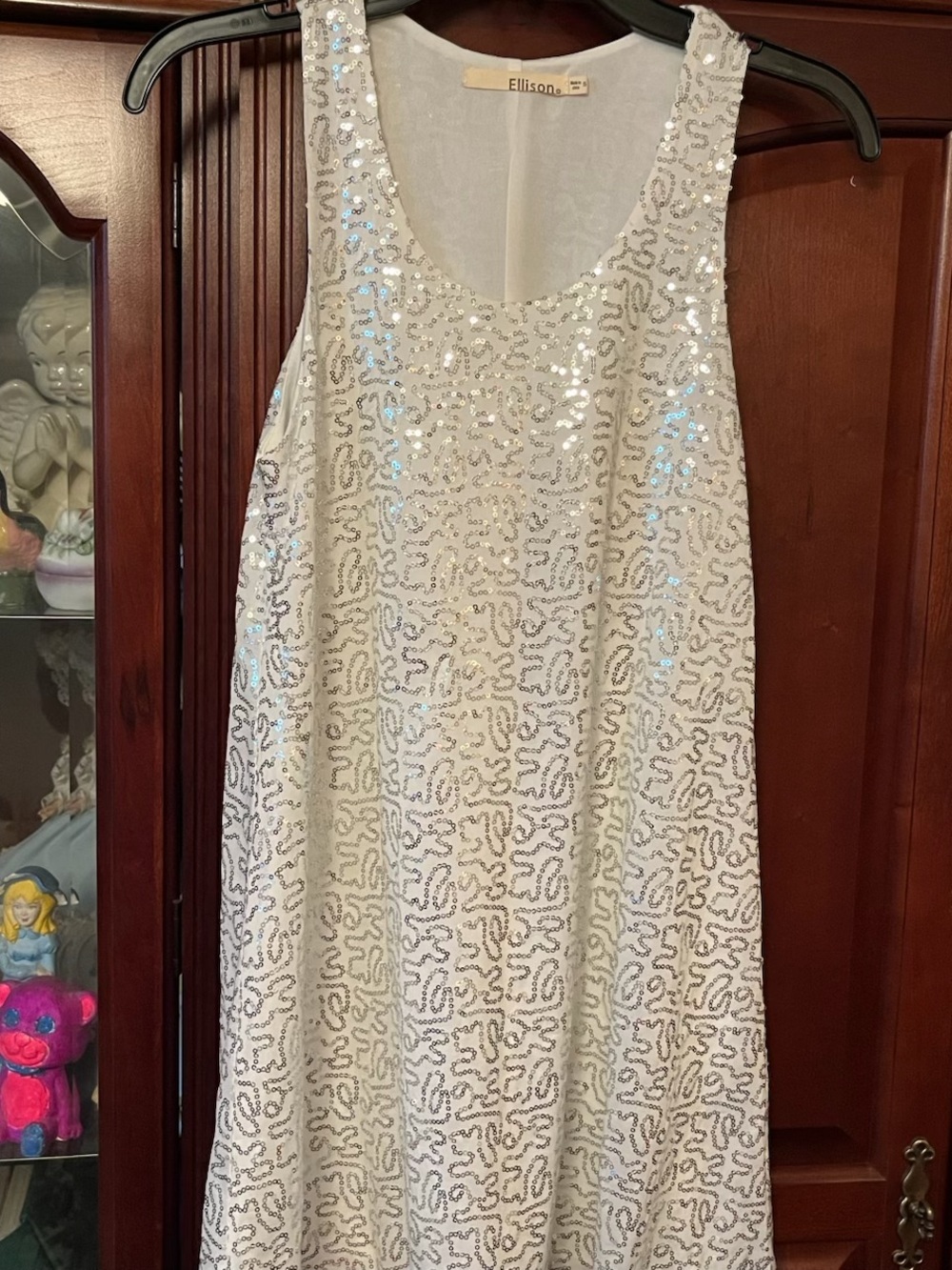 Ellison White Sequin Tank